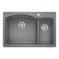 Upgraded 1.5 Bowl Dual Mount Sink